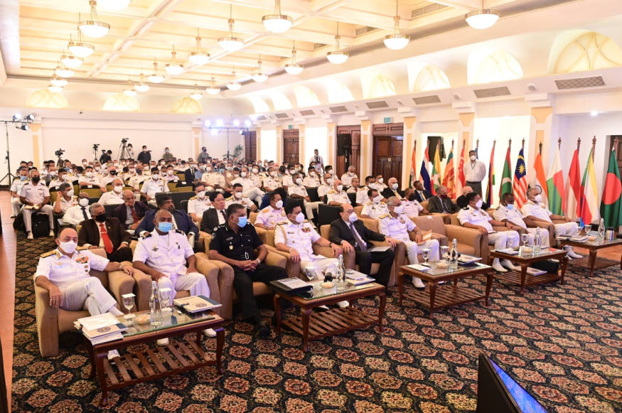 Delegates attending the 3rd Goa Maritime Conclave at the Naval War College Goa.