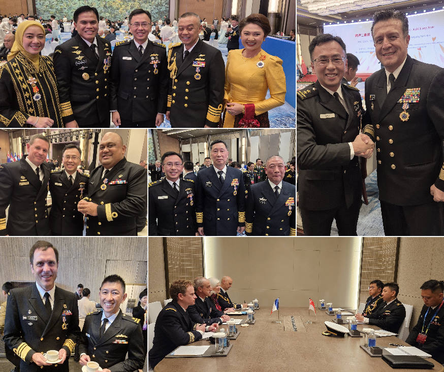 RADM Wat and RADM Lim also met their counterparts and discussed ways to strengthen bilateral relationships, increase engagement, and enhance cooperation in areas of mutual interest.