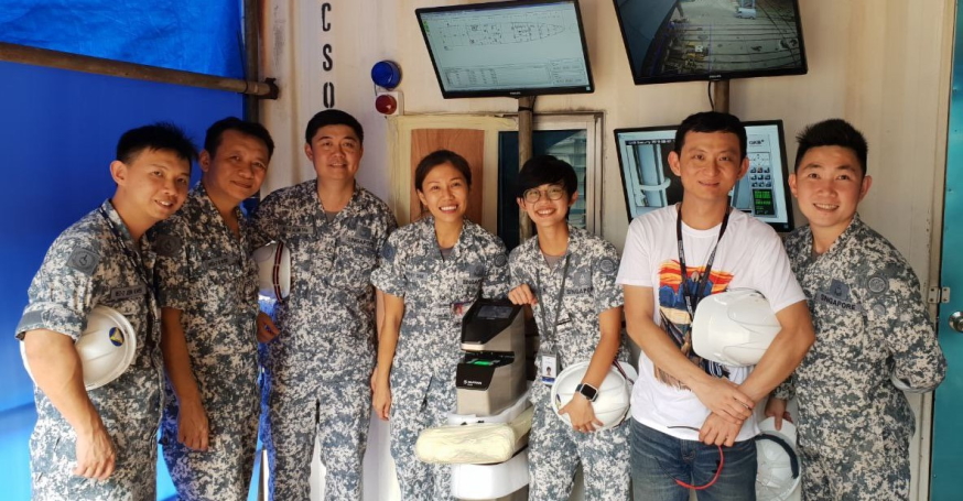 Engineers from SSEC were awarded the MINDEF Innovation Project Award for implementing a system for "Unmanned Safety and Security for Ships in Yard".