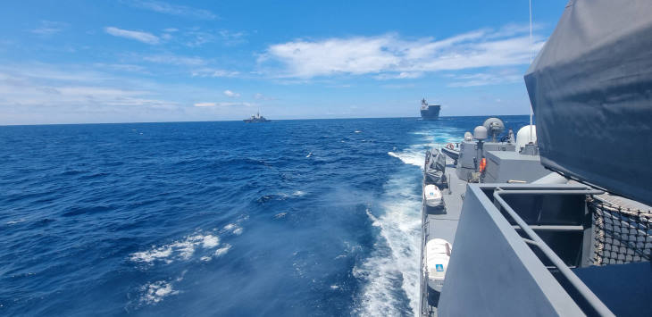 Professional Engagement with Royal Australian Navy Counterparts At-Sea and Ashore