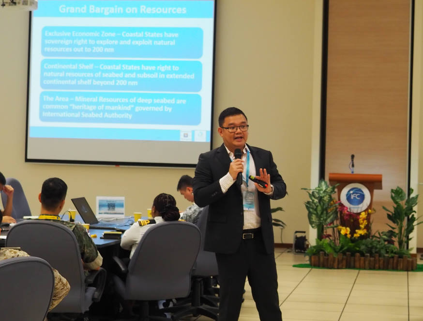 Dr Leonardo Bernard provided a detailed explanation on how rules governing all uses of the ocean and their resources were established under UNCLOS.