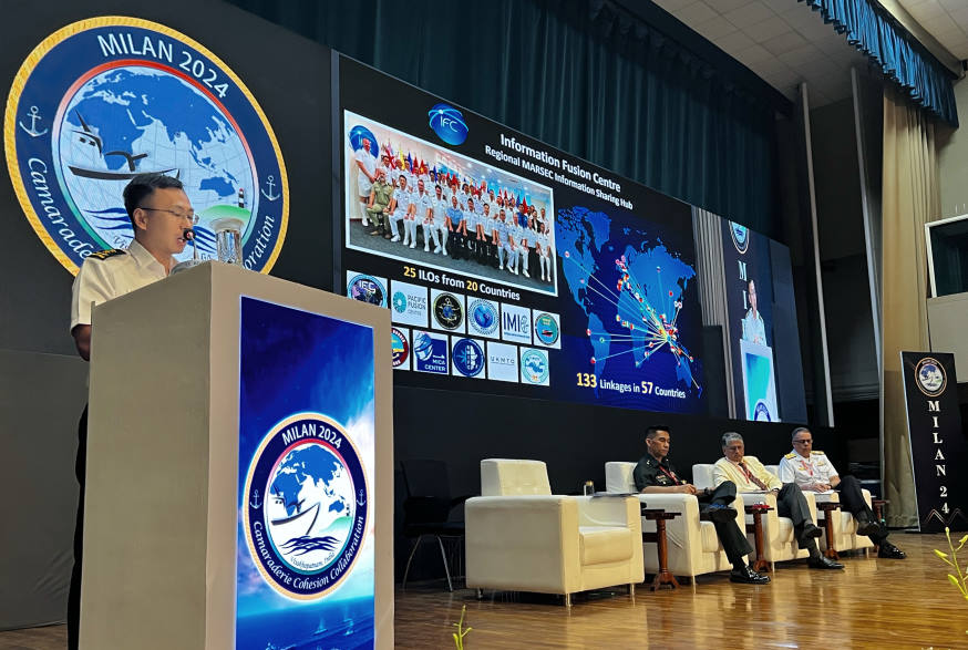 In his remarks at the International Maritime Seminar 2024, RADM Wat spoke on the topic of "Maritime Connectivity and Digital Technology".