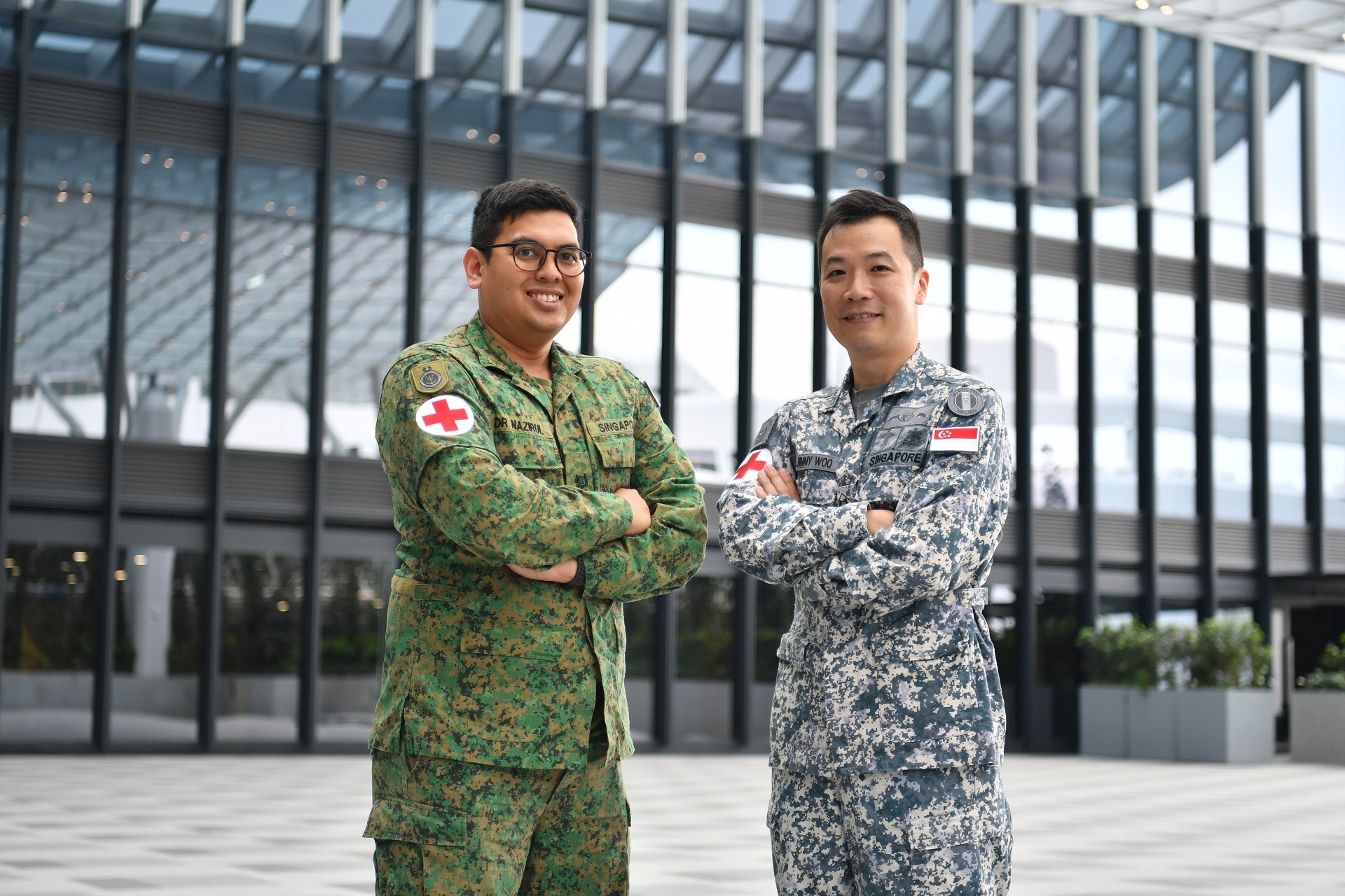 新加坡武装部队医疗小组支持新加坡向加沙提供的援助工作