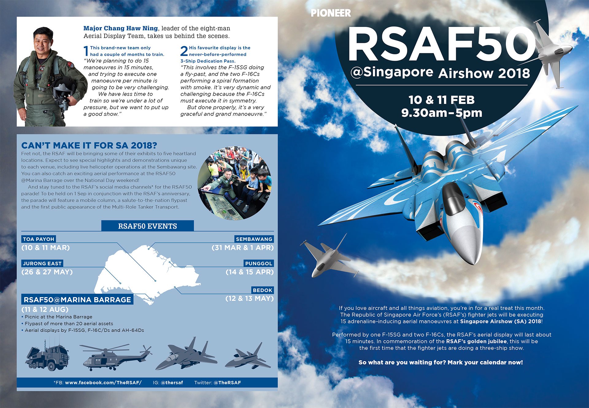 RSAF50@SINGAPORE AIRSHOW 2018