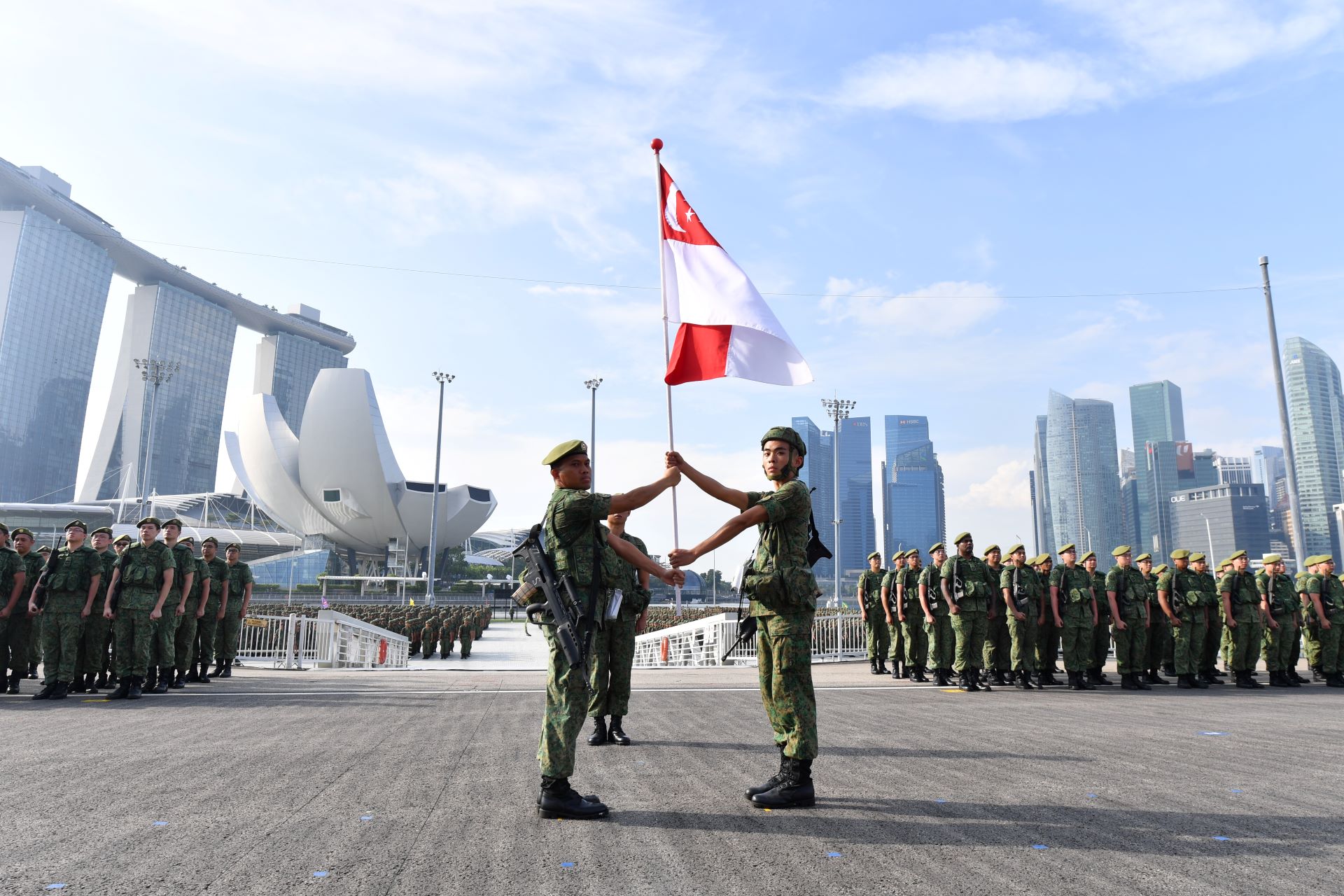 NS55 rounds off celebrations with integrated parade at The Float