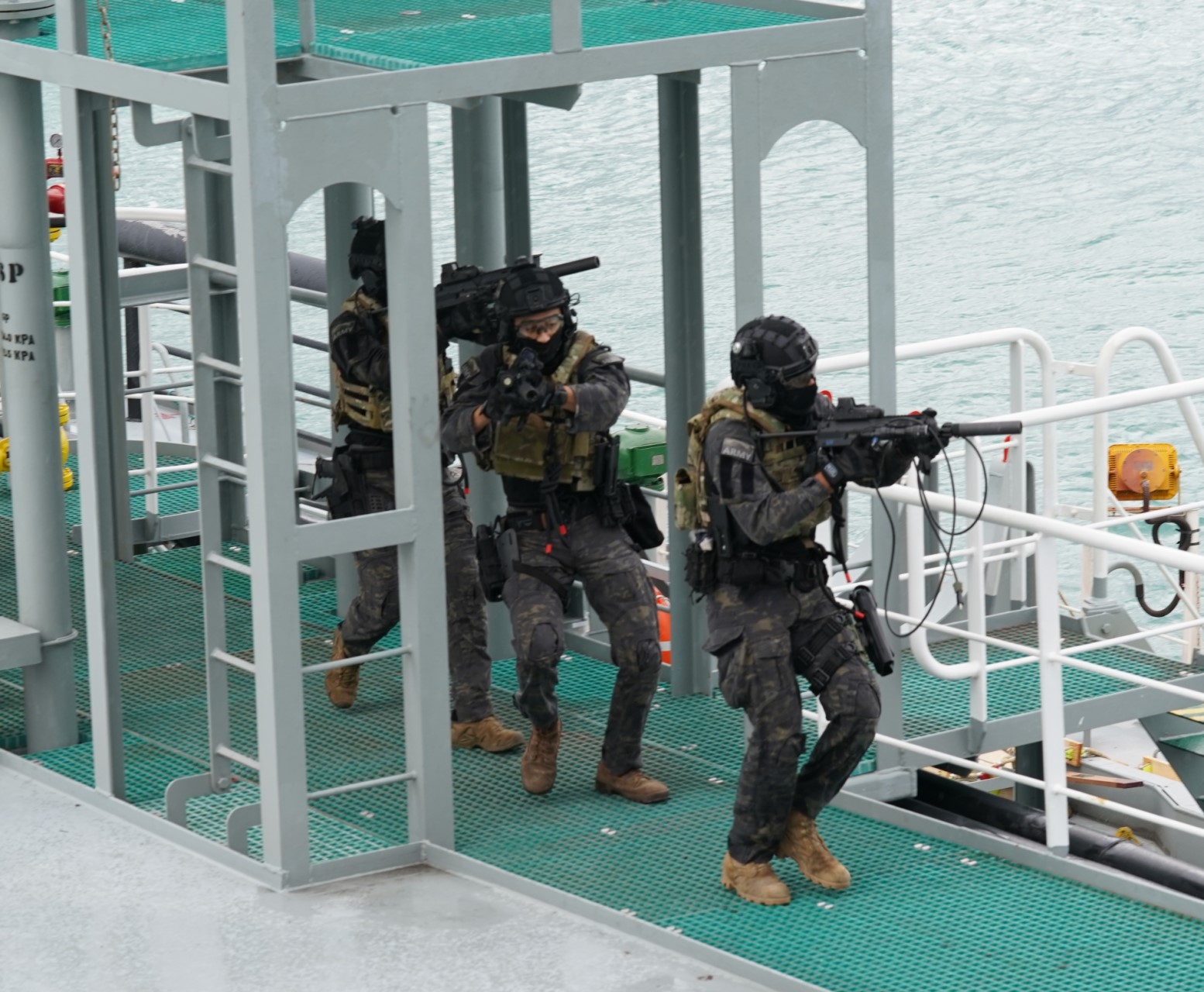 National agencies tackle terror threats in maritime exercise