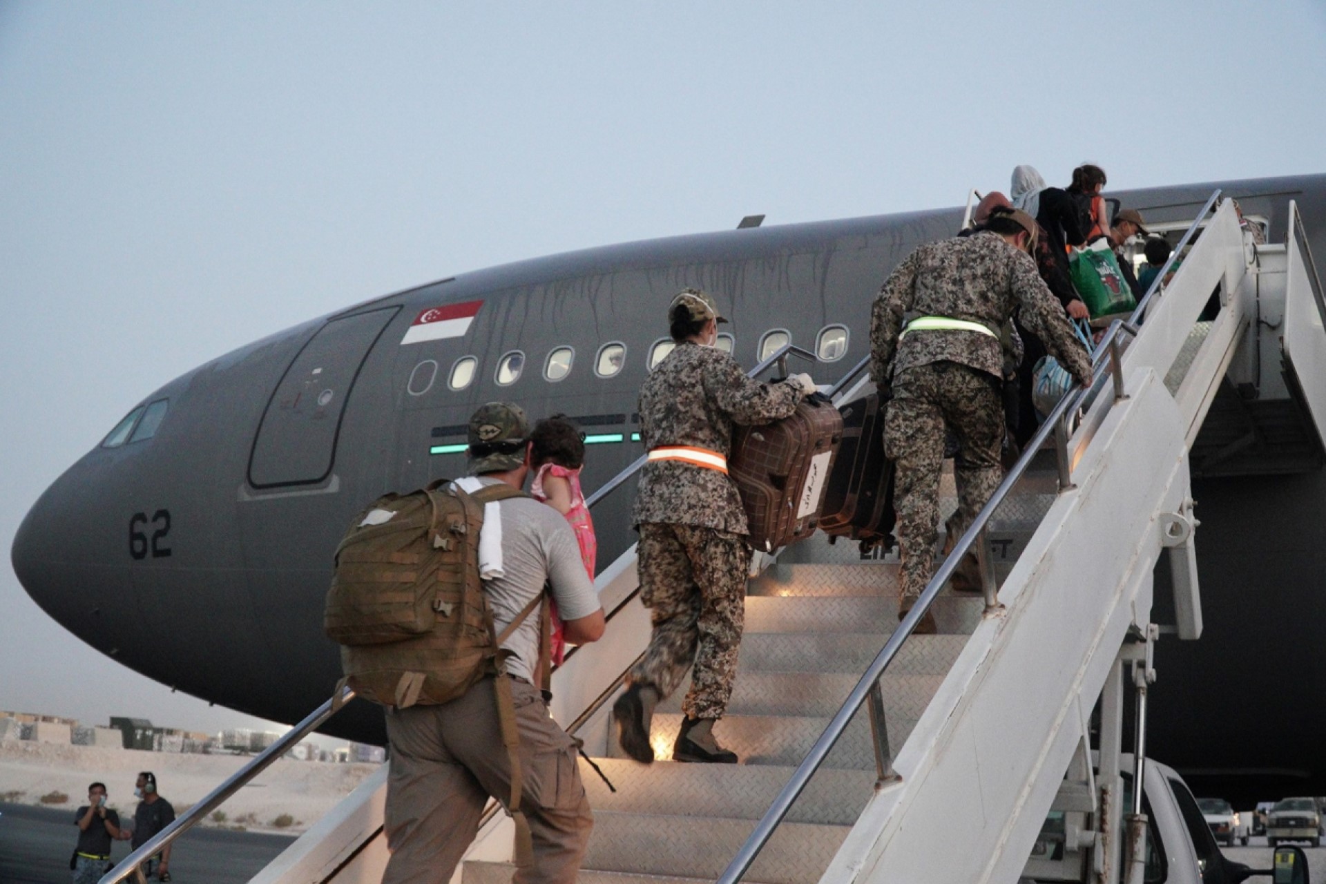 Medals Awarded to SAF Personnel for Afghan Evac Ops