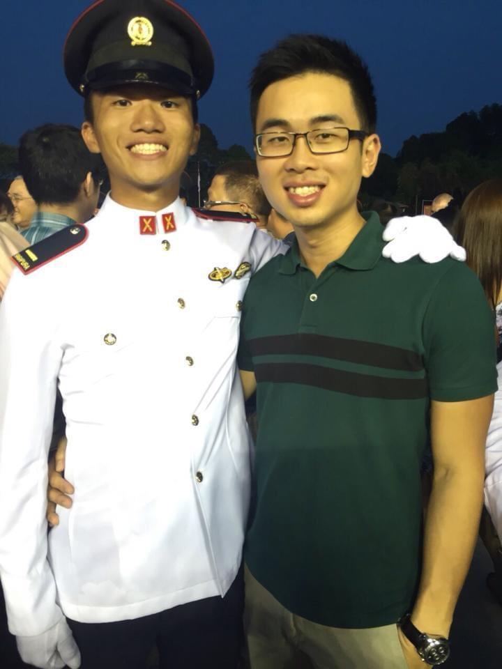MAJ Wilson Tan sharing how having a brother in the Army has inspired and spurred him on.