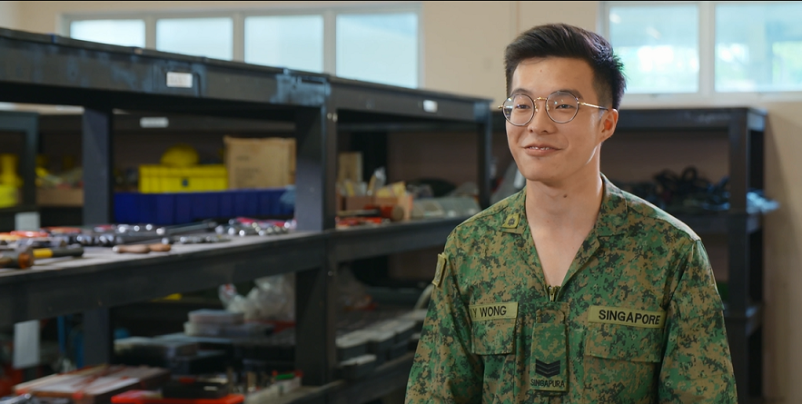 3SG Wong Xiu Yeung Nicholas, Tech Store Personnel.
