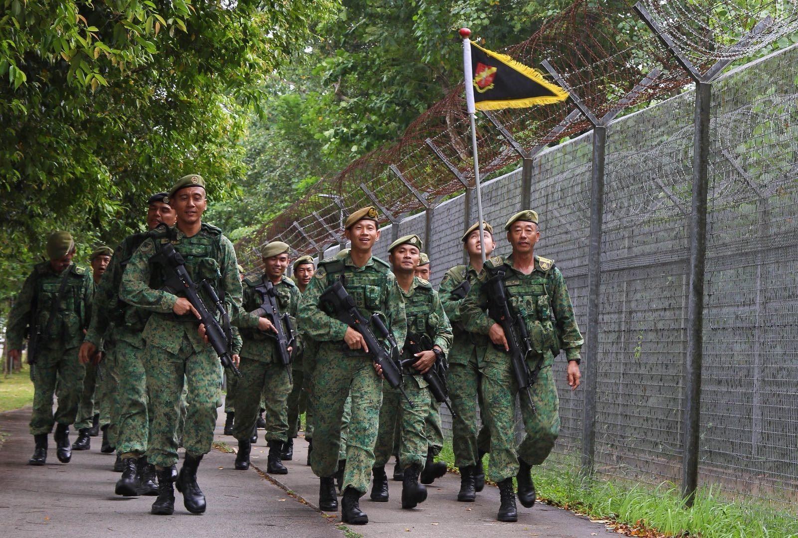 The Infanteers marching with pride