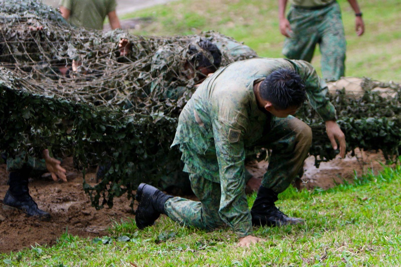 Infanteers going through the Infantry Combat Physical Training