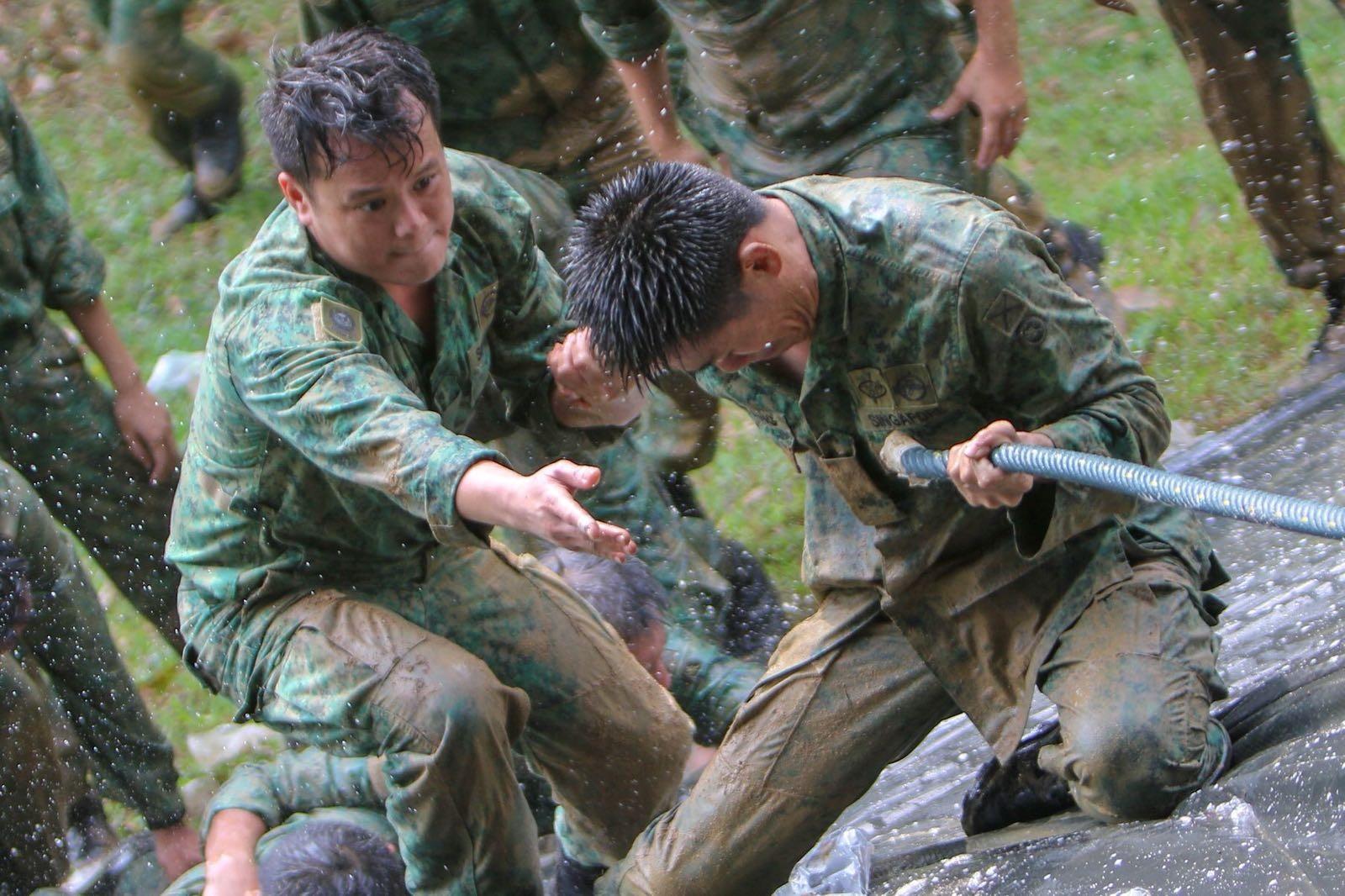 Infanteers going through the Infantry Combat Physical Training