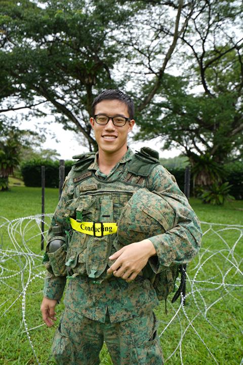 2LT Feng Xin Yuan, Platoon Commander, 38 SCE