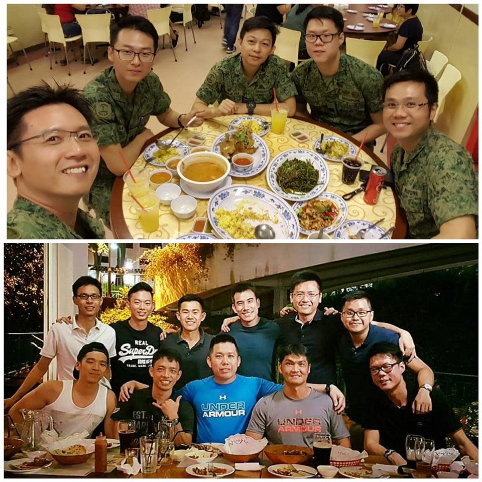 113 C4I Bn gathering for a meal after their ICT (pre-covid times)