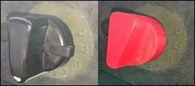 Figure 1: Original (Left) & 3D Printed (Right) Switch Knob