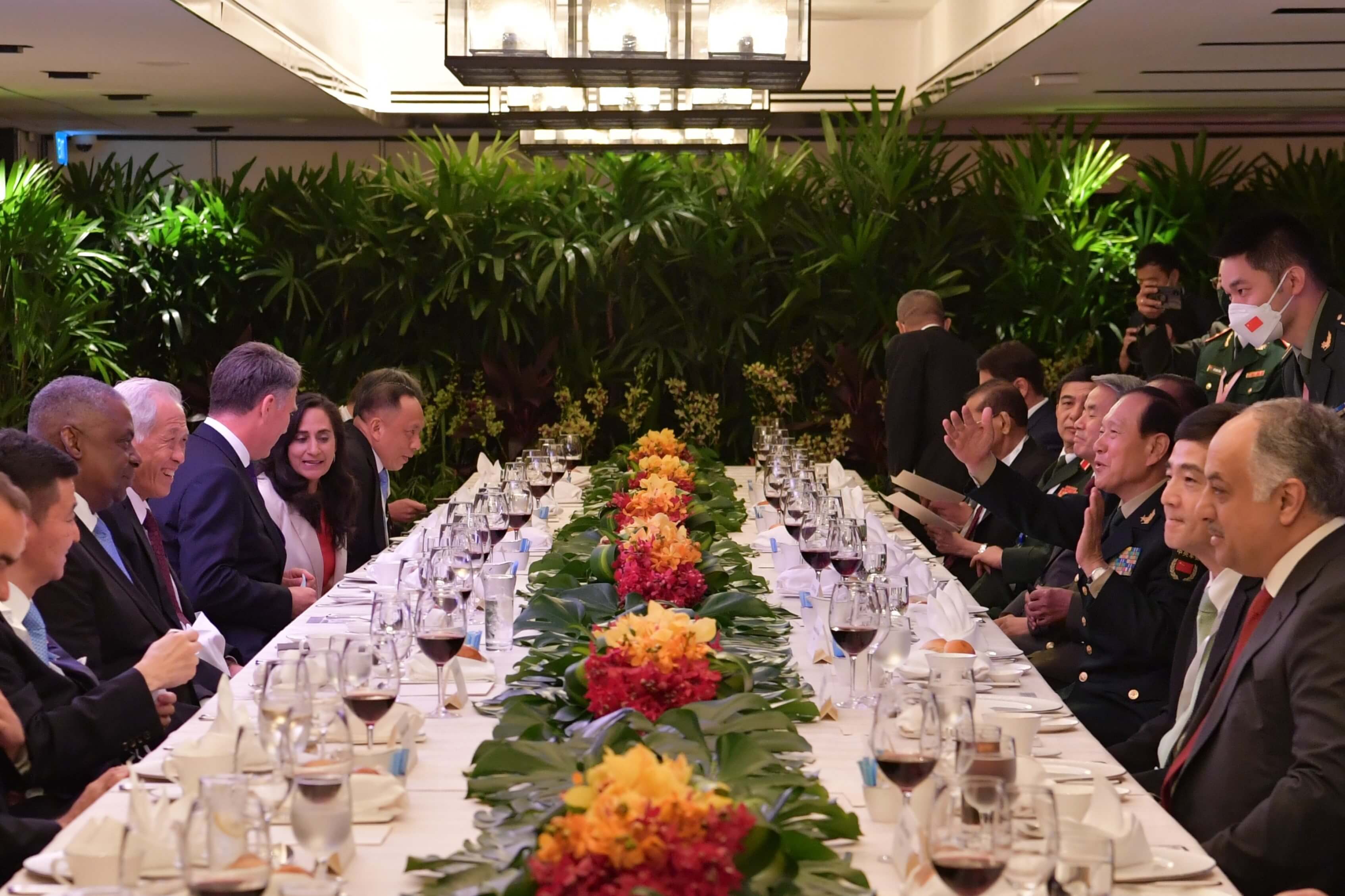 Ministerial Roundtable hosted by Minister for Defence Dr Ng Eng Hen in conjunction with the 19th SLD in 2022.