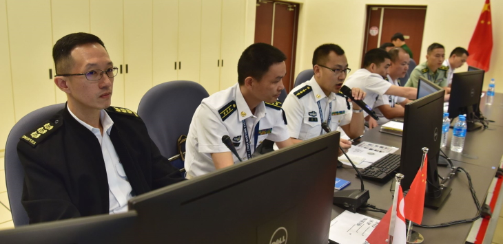 Singapore Navy Hosts Table-Top Exercise as part of Inaugural ASEAN-China Maritime Exercise