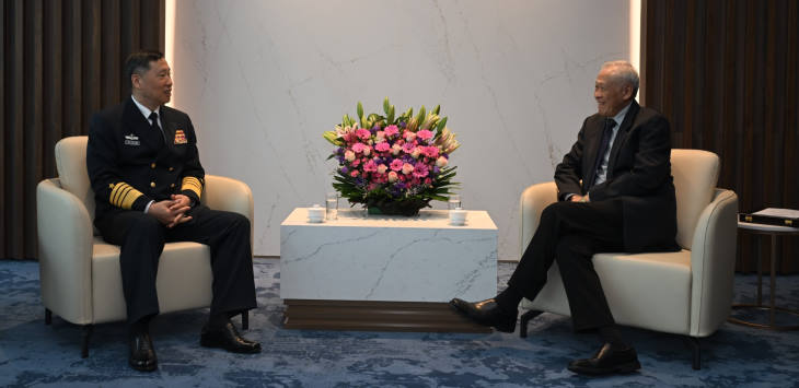 People's Liberation Army Navy Commander Makes Introductory Visit to Singapore