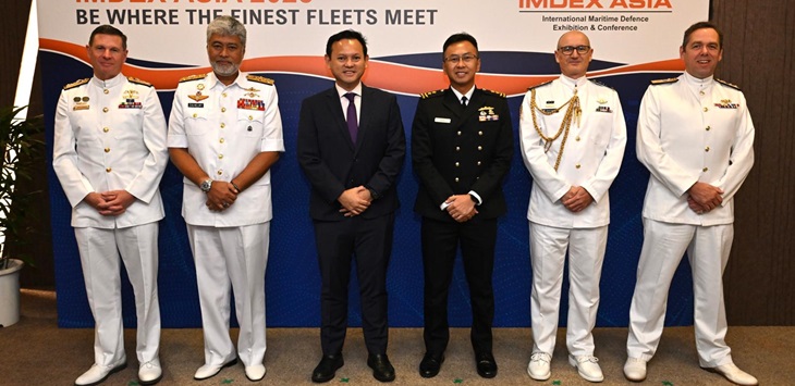 FPDA Naval Leadership Call on Senior Minister of State for Defence on the Sidelines of IMDEX Asia