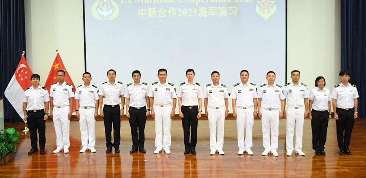 Singapore and Chinese Navies Conduct Bilateral Maritime Exercise