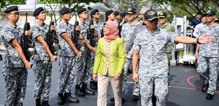 President Halimah Underscores Need for a Strong and Capable Navy