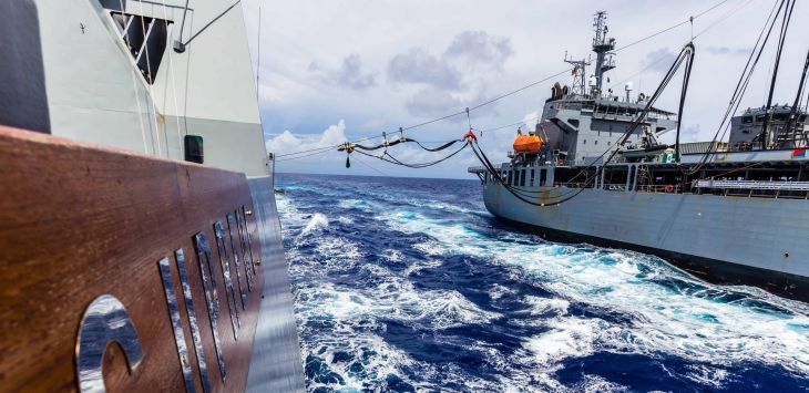 Singapore Navy Participates in Group Sail with Australia, Brunei, Japan and United States Navies