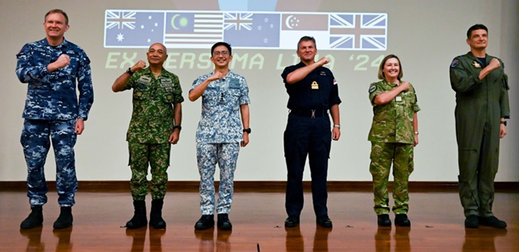 FPDA Militaries Participate in Exercise Bersama Lima 2024