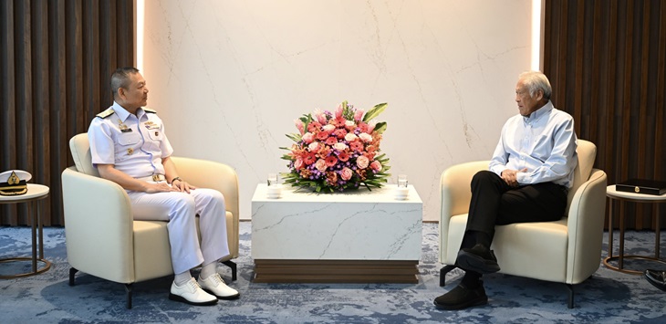 Commander-in-Chief of the Royal Thai Navy Makes Introductory Visit to Singapore