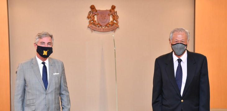 US Secretary of the Navy Makes Introductory Visit to Singapore
