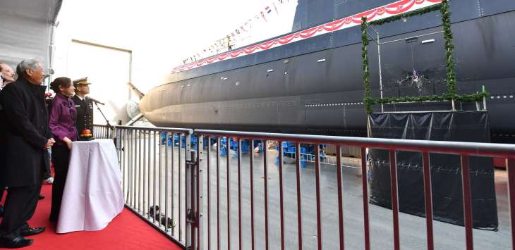 Singapore Navy's First Invincible-Class Submarine Launched