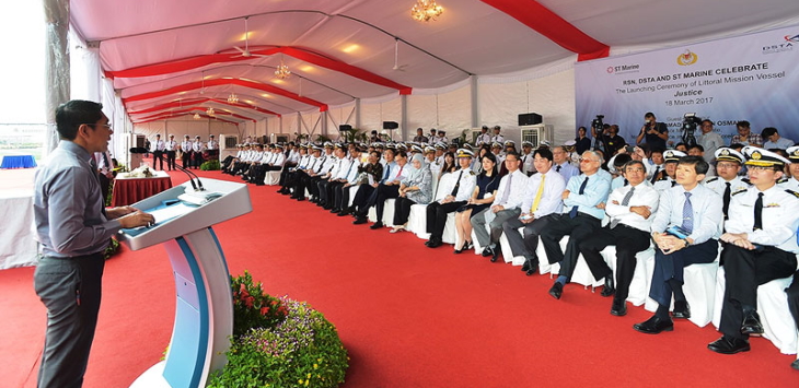 Singapore Navy Launches Fourth Littoral Mission Vessel