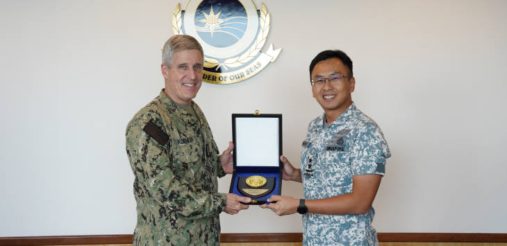 United States Navy Commander Pacific Fleet Visits Singapore