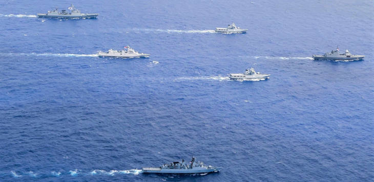 Singapore Navy Leads Multinational Group Sail with Brunei, Indonesia, Japan, Republic of Korea, Malaysia, Netherlands, and United States Navies
