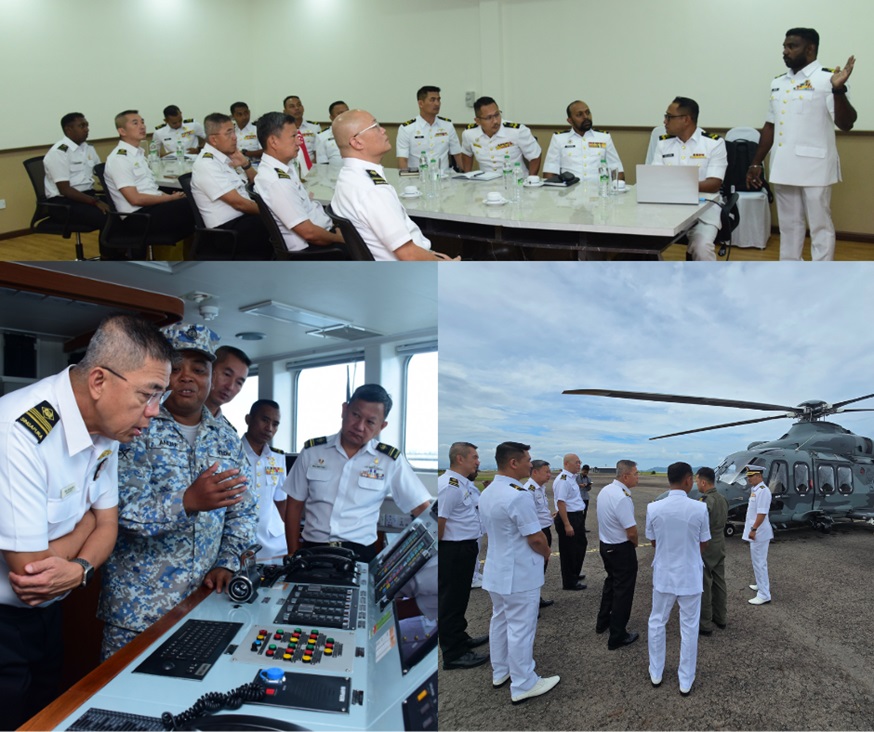 During the EOIP, the RSN delegation engaged in discussions with their RMN counterparts. They also visited the Naval Air Station in Kota Kinabalu, as well as the Keris-class Littoral Mission Ship KD Keris.