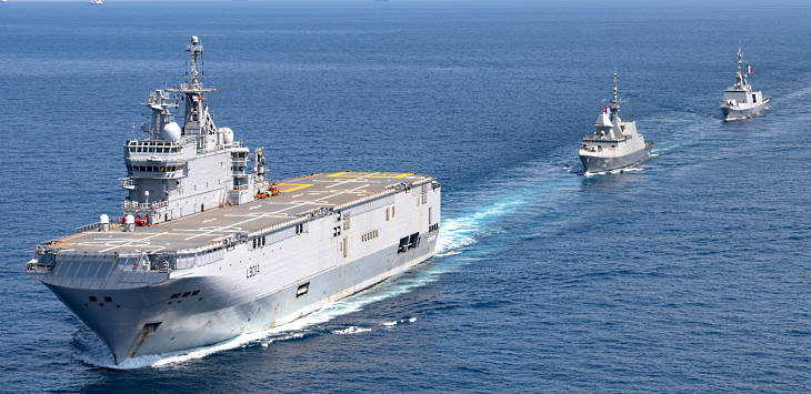 RSN conducts Passage Exercise with French Navy & Welcomes them at Changi Naval Base