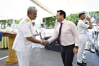 Mr Zaqy visited the Royal Malaysian Navy warship, KD Lekir
