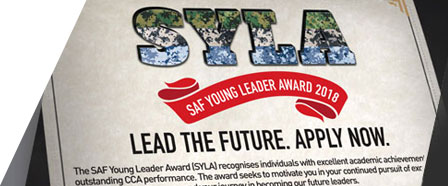SAF YOUNG LEADER AWARD 2018