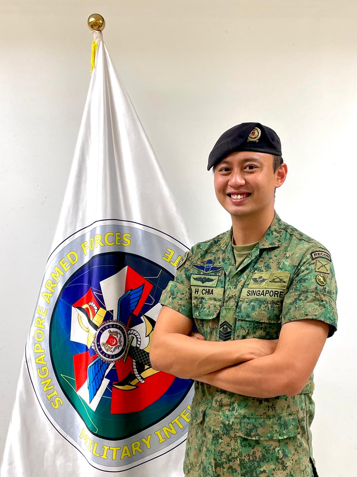 SSG Chia Bing Hong, Assistant Platoon Trainer, ITC 2, SMI-I