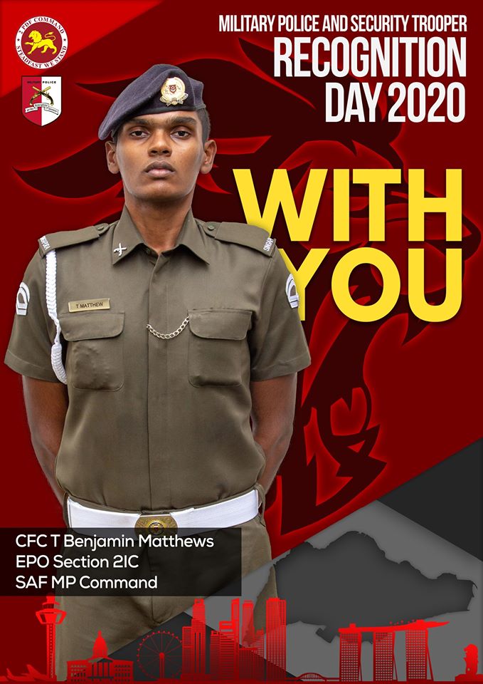 CFC T Benjamin Matthews from SAF MP Command