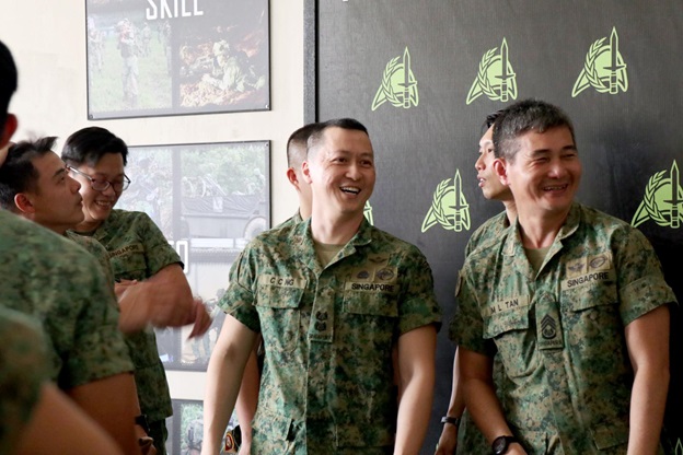 Camaraderie is an important aspect of working in a military environment, and it’s something that LTC Ng has with everyone he works with.