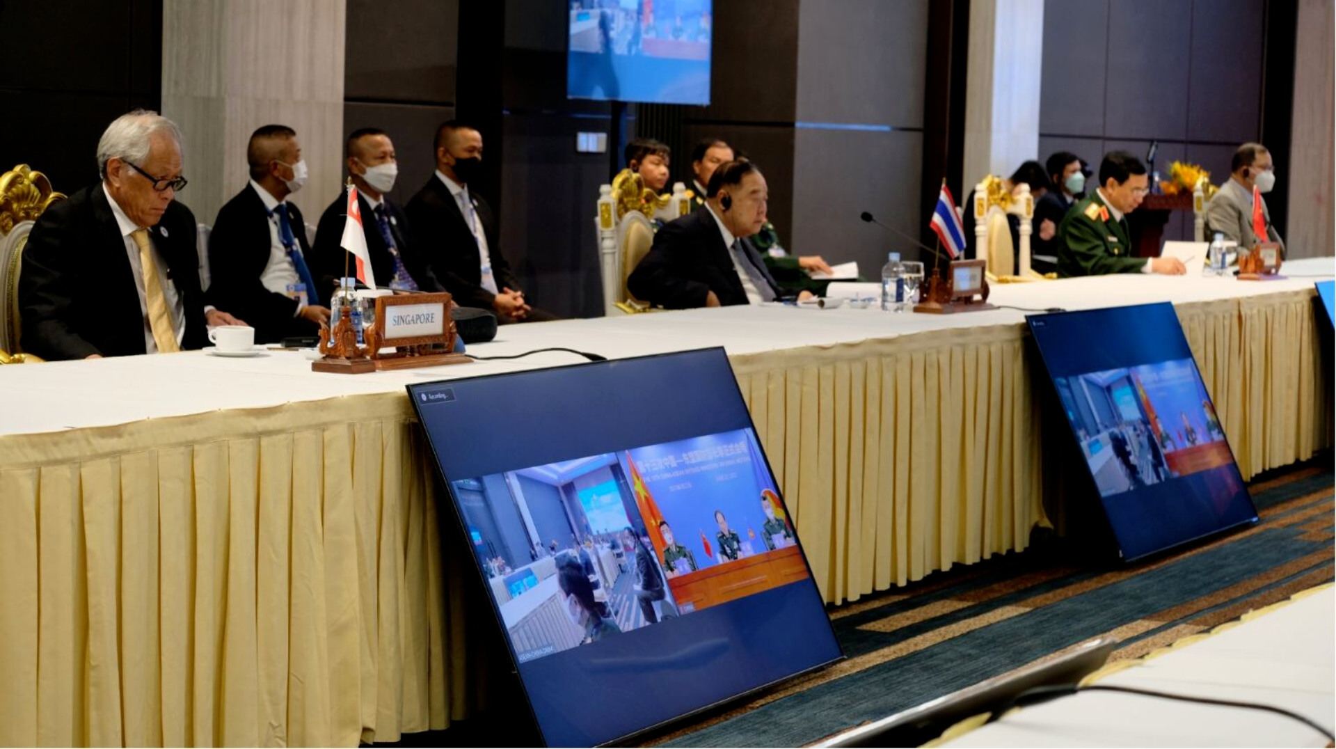 The ADMM at the ASEAN-China Defence Ministers' Informal Meeting, held in a hybrid format
