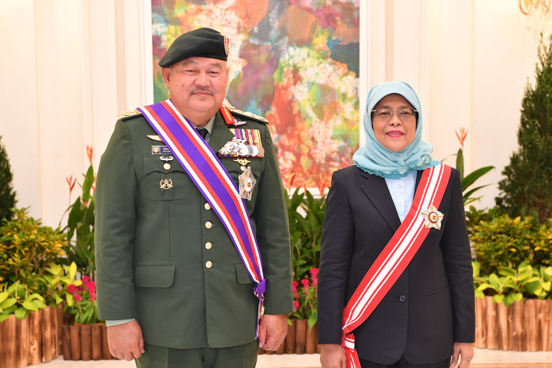 Top Military Award Conferred On Former Chief Of The Malaysian Armed Forces