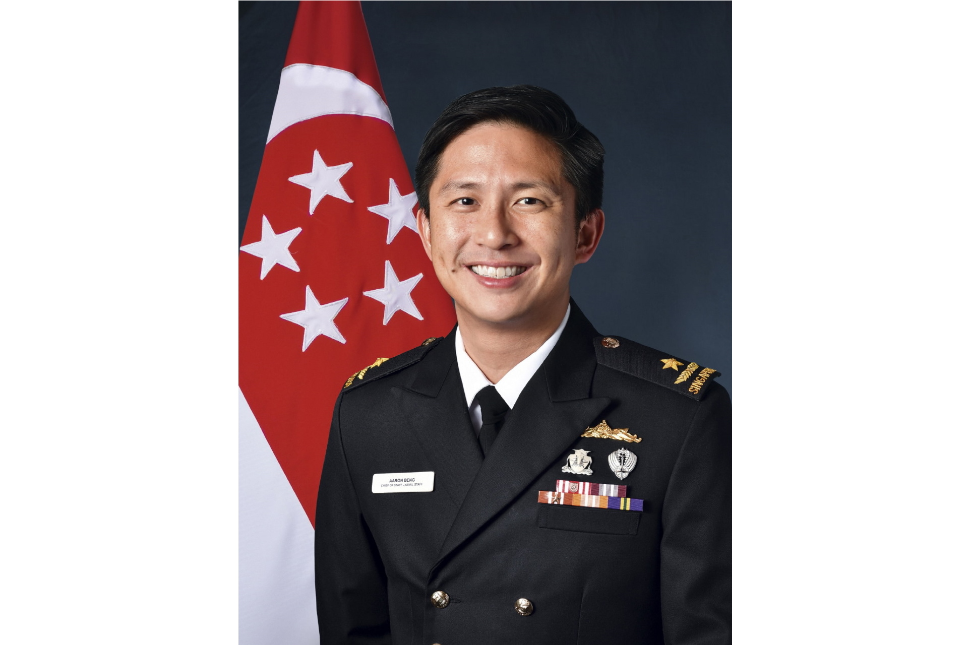 RADM Aaron Beng Yao Cheng, currently Chief of Staff - Naval Staff (COS-NS), will take over as the Chief of Navy on 23 March 2020.