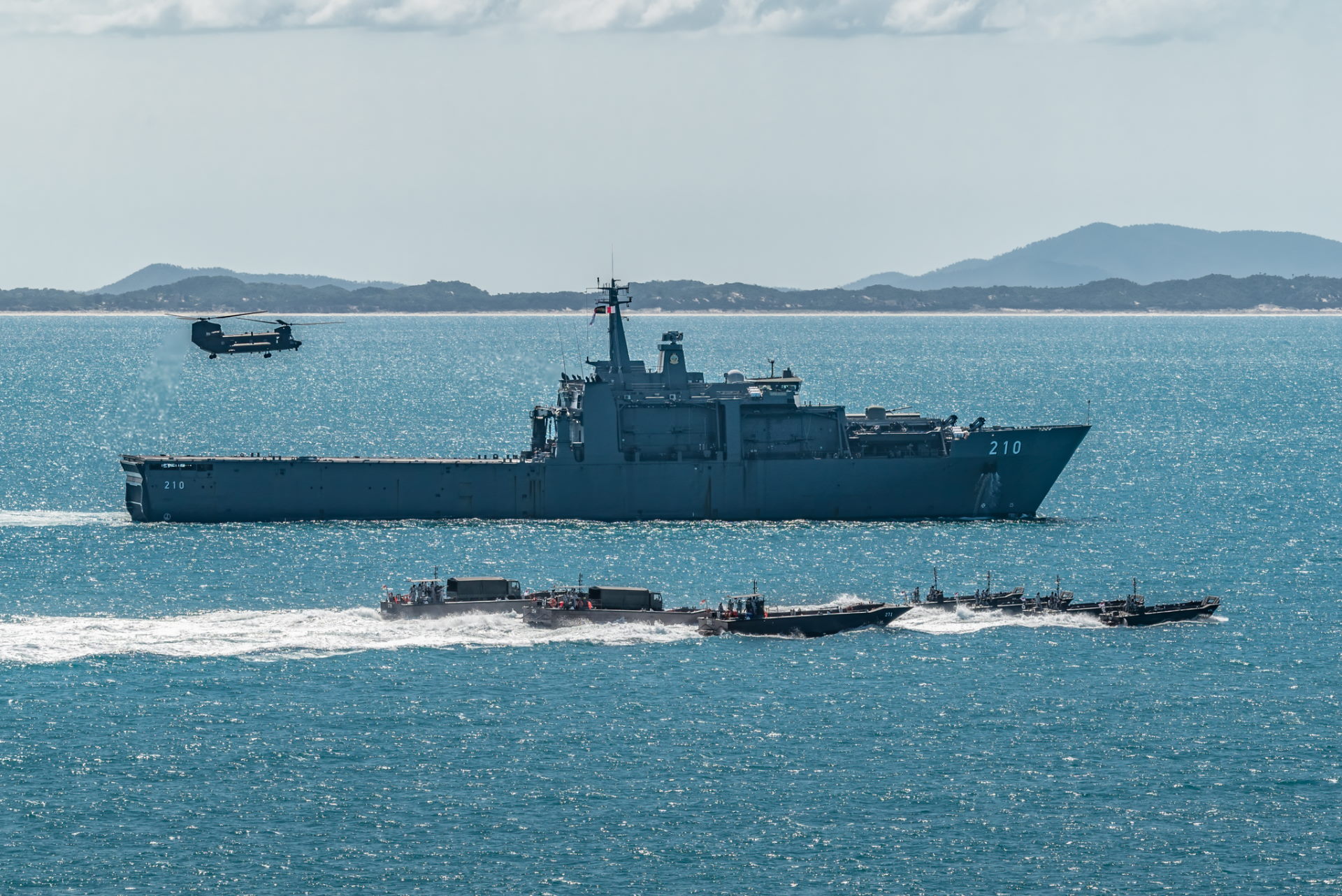 The Singapore Armed Forces (SAF) conducting a tri-Service integrated exercise as part of Exercise Wallaby 21 (XWB21), held from 13 September to 21 October in the Shoalwater Bay Training Area (SWBTA) in Queensland, Australia.