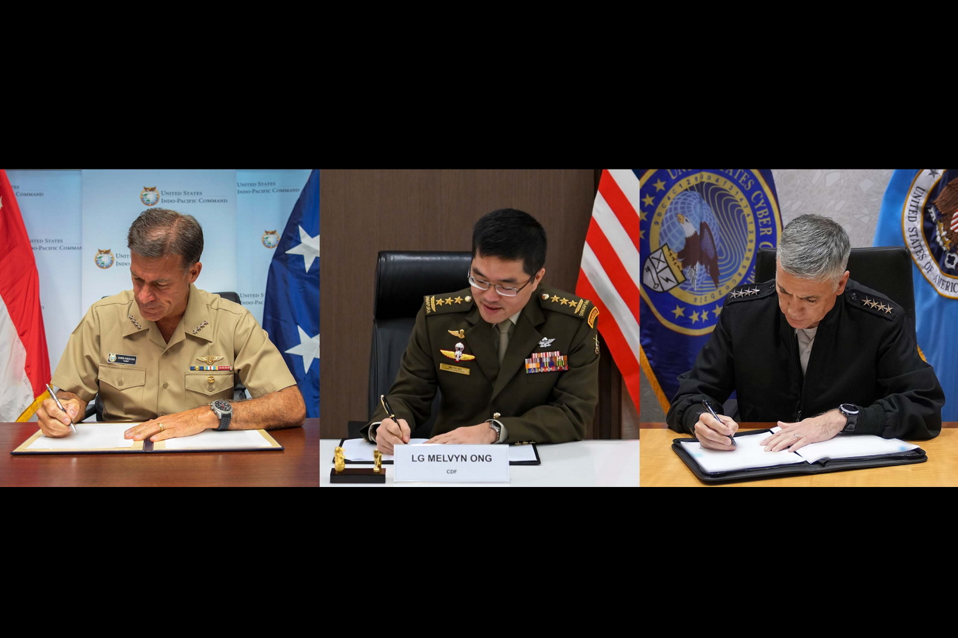 Signing of the Memorandum of Understanding concerning cooperation in cyberspace.