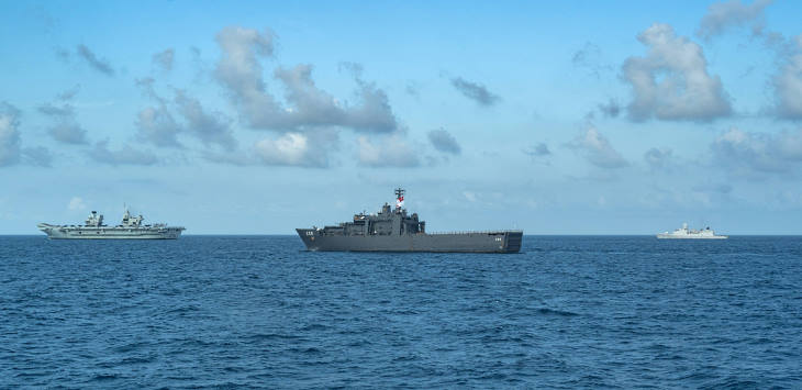 Republic of Singapore Navy Conducts Passage Exercise with Royal Navy