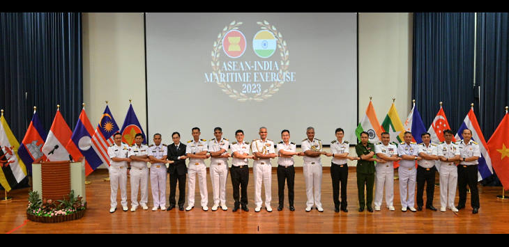 Singapore Co-Hosts ASEAN-India Maritime Exercise