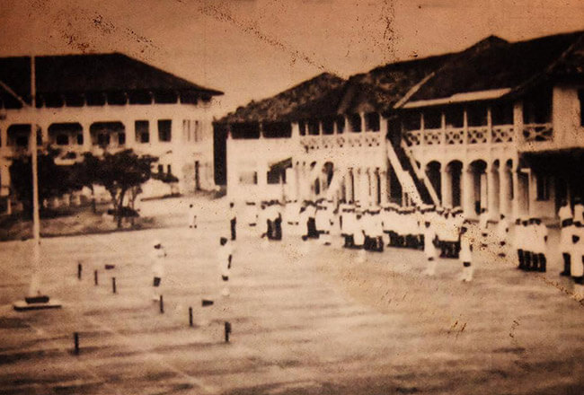 Singapore Naval Training Base at Pulau Blakang, 1969