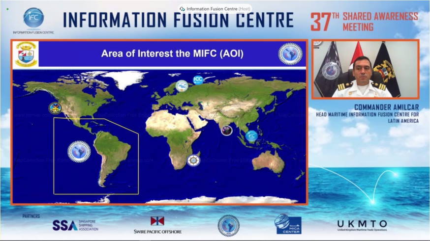 Update on the MARSEC situation in Latin America by CDR Amilcar, Head Maritime Information Fusion Centre for Latin America.