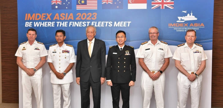 FPDA Naval Chiefs Call on Minister for Defence on the Sidelines of IMDEX Asia